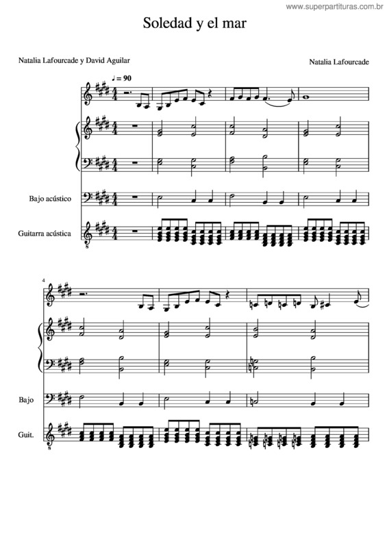Partitura da música Abisolemar