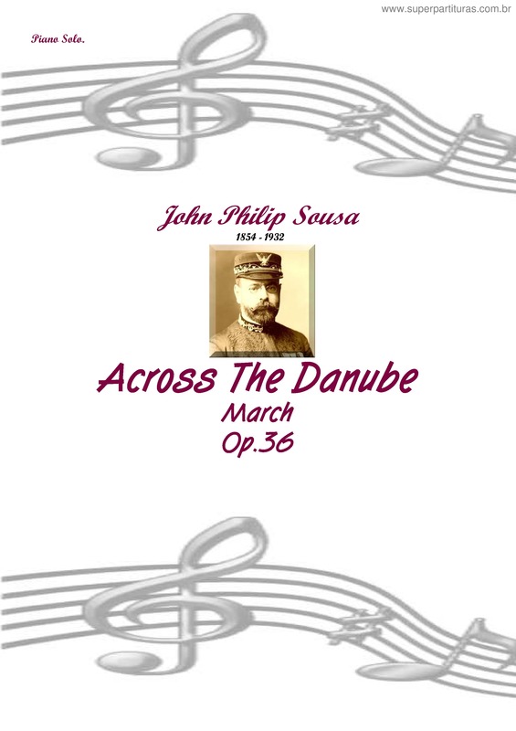 Partitura da música Across the Danube v.2