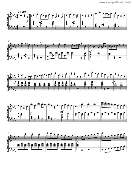 Partitura da música Agitato Ma Non Troppo