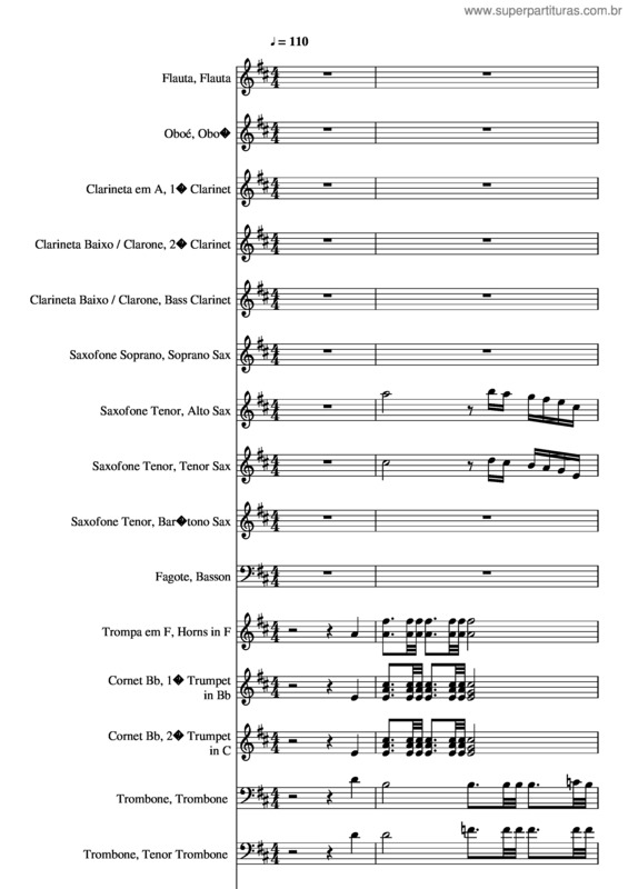Partitura da música Agradecimento E Louvor Oc 164