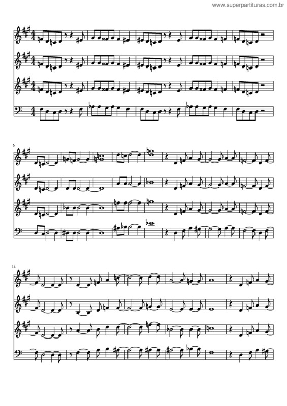 Partitura da música Agua De Beber v.27