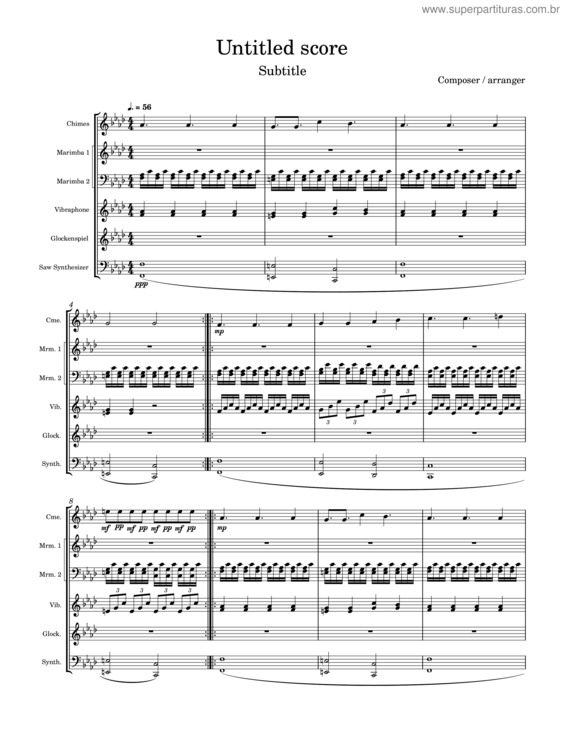 Partitura da música Aguas Da Amazonia But In 4/4