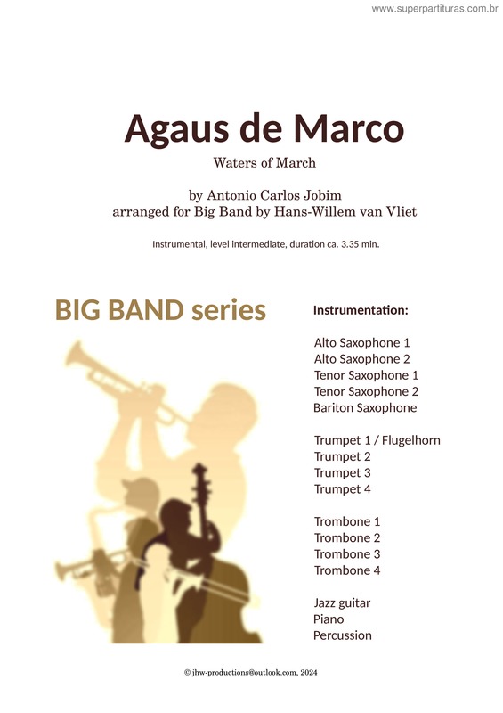 Partitura da música Aguas De Marco v.29