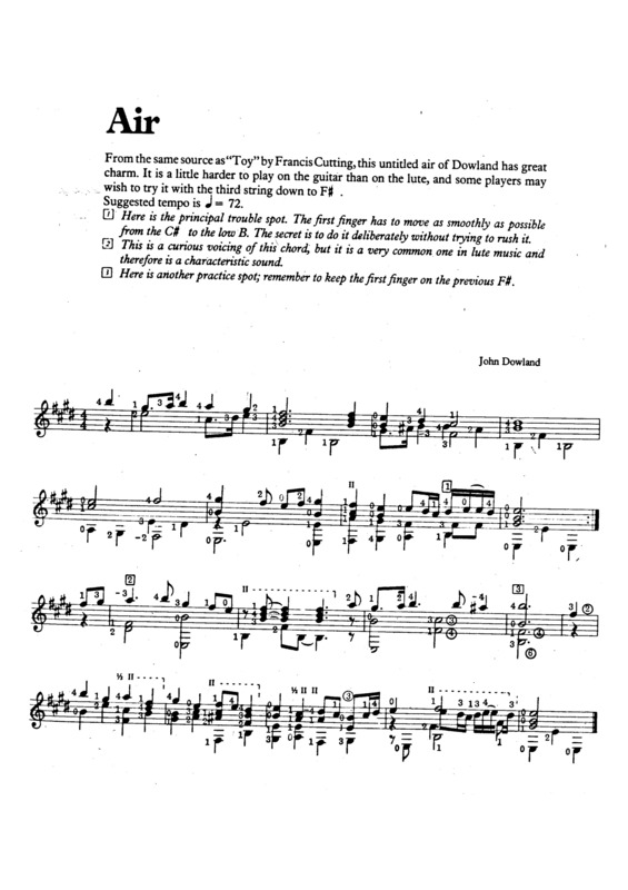 Partitura da música Air v.3