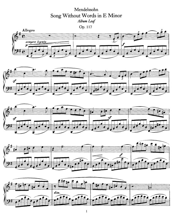 Partitura da música Album Leaf