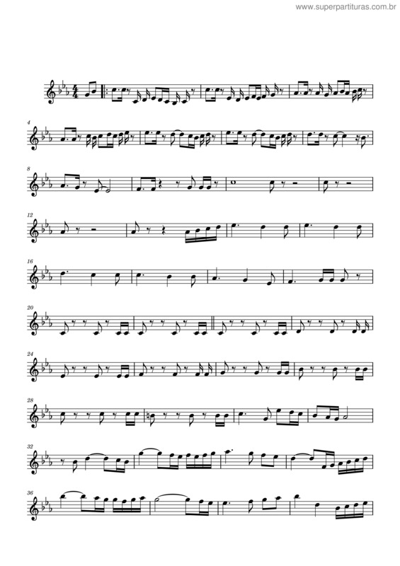 Partitura da música Aleluia! Cristo Vive v.2
