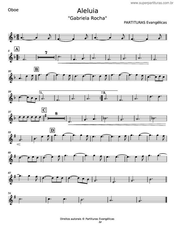 Partitura da música Aleluia Hallelujah v.11