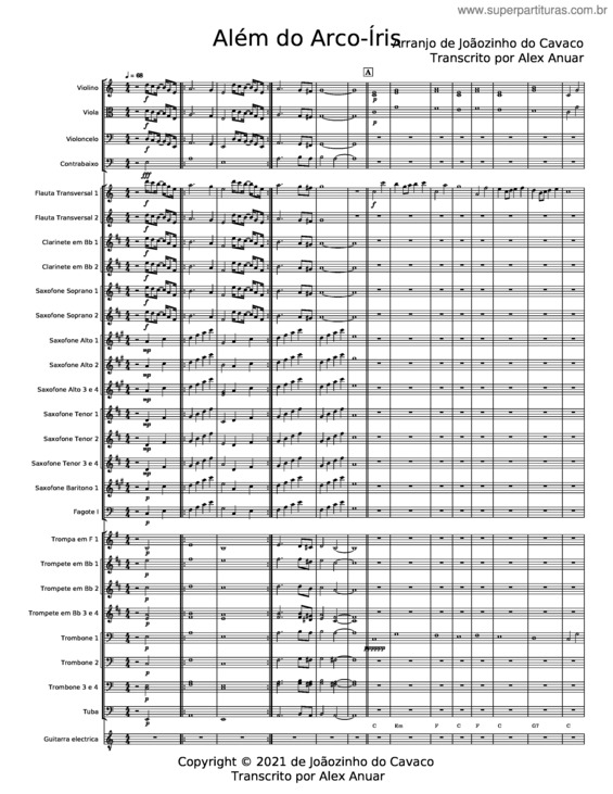 Partitura da música Além Do Arco–Íris v.20