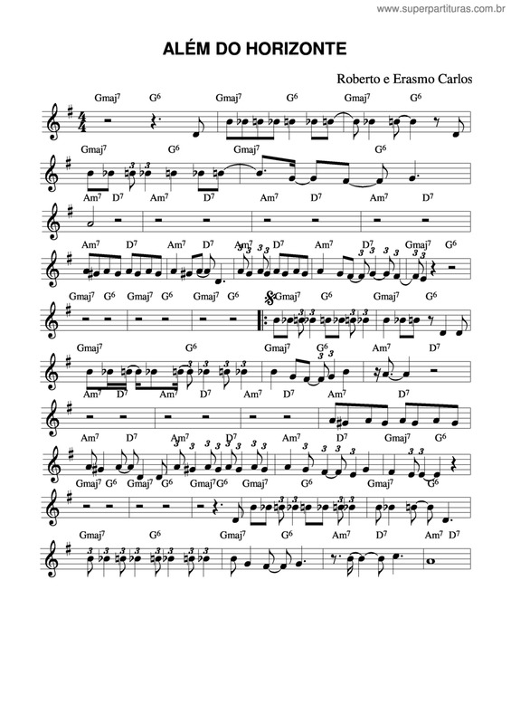 Partitura da música Além Do Horizonte v.7