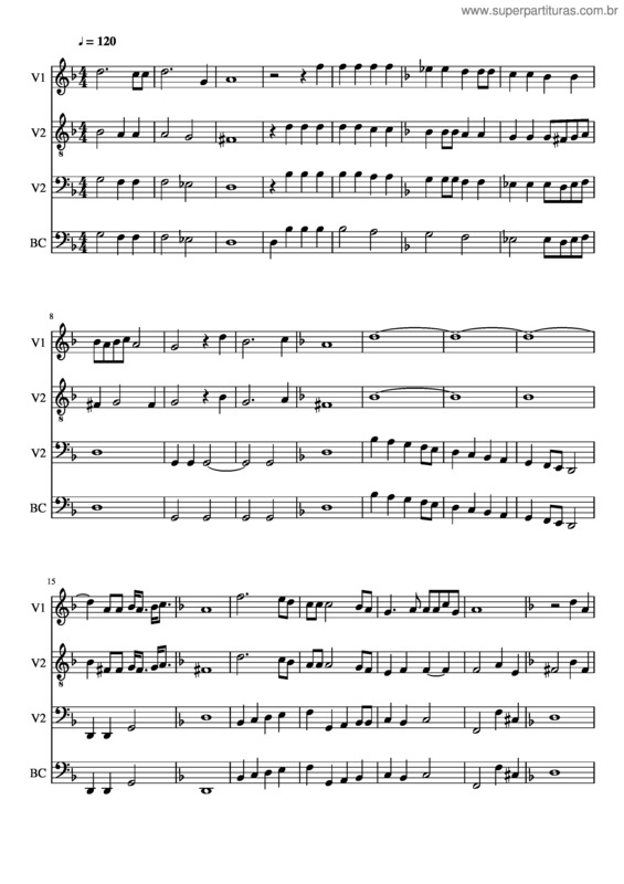 Partitura da música Alessandro Grandi