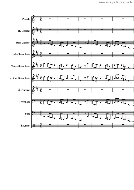 Partitura da música Alia Intro