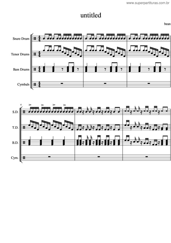 Partitura da música Alia