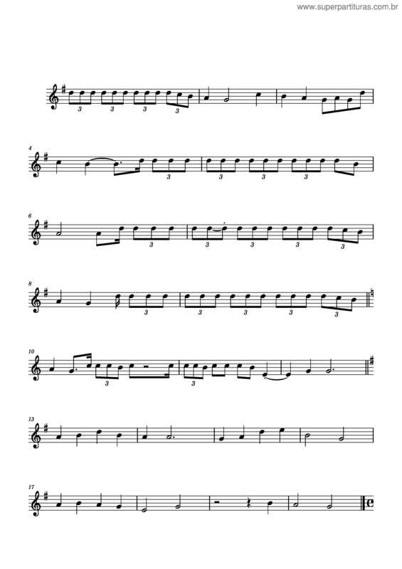 Partitura da música Alívio – Jessé Aguiar