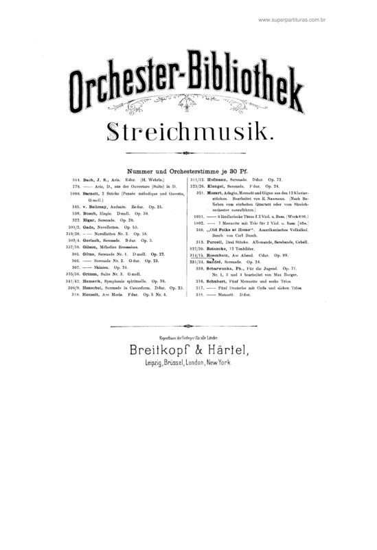 Partitura da música Am Abend