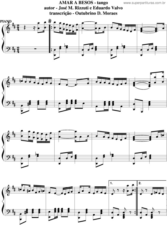 Partitura da música Amar A Bezos