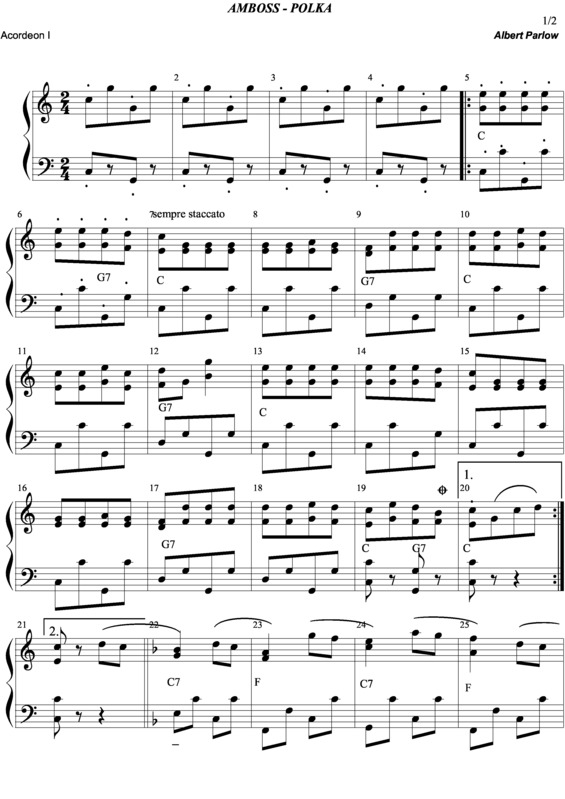 Partitura da música Amboss