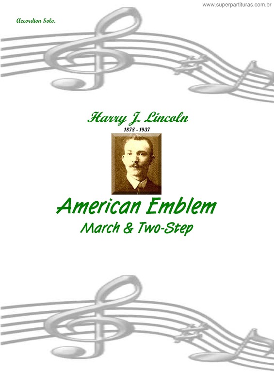 Partitura da música American Emblem v.2