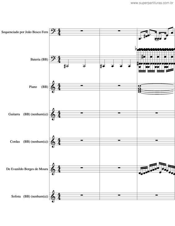 Partitura da música Amigos De Brasilia