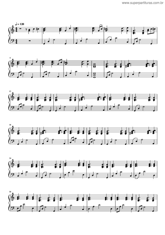 Partitura da música Ang Huling El Bimbo