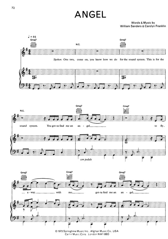 Partitura da música Angel v.12