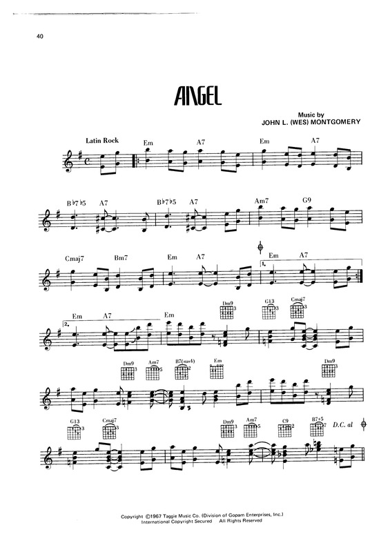 Partitura da música Angel v.13