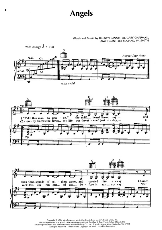 Partitura da música Angels v.8