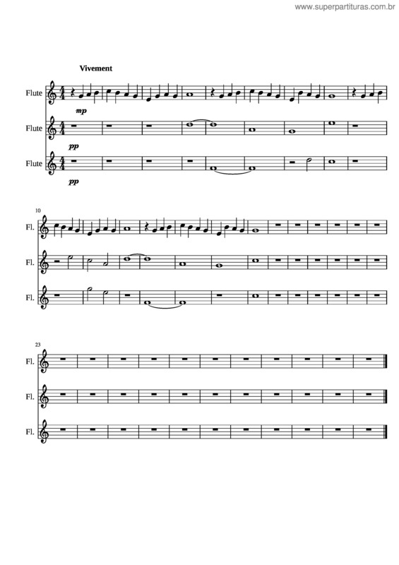 Partitura da música Anunciação v.15