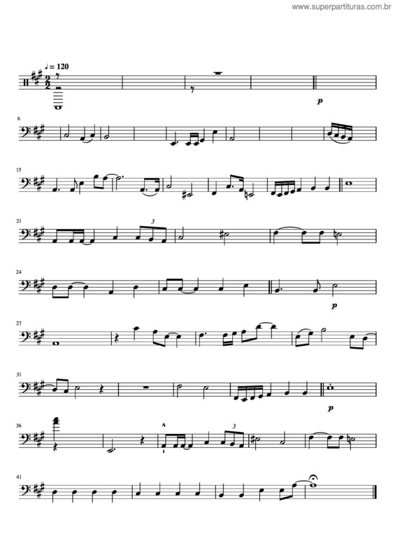Partitura da música Aquele Que Há De Vir, Virá