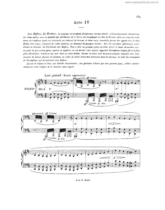 Partitura da música Ariane v.4