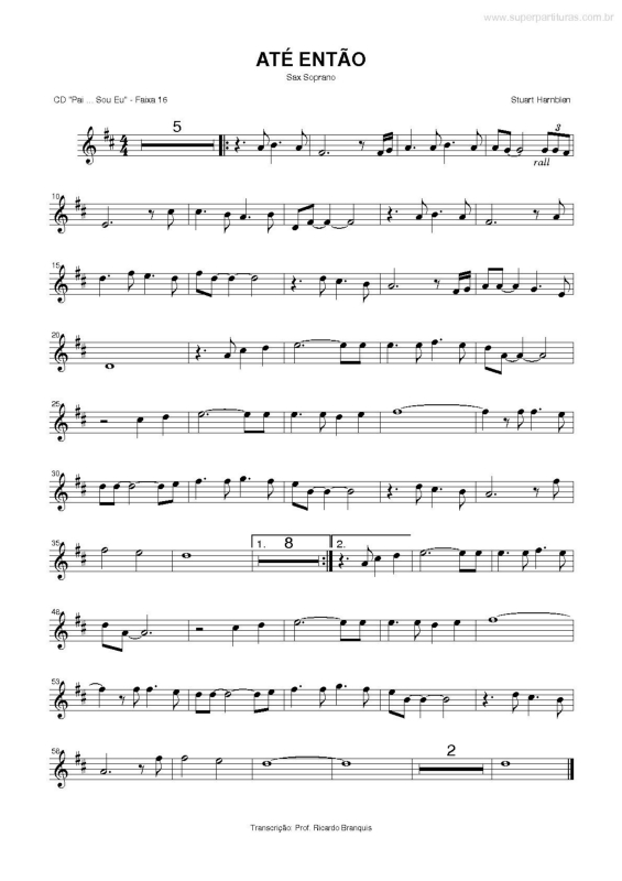 Partitura da música Até Então v.2