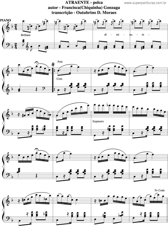 Partitura da música Atraente v.12