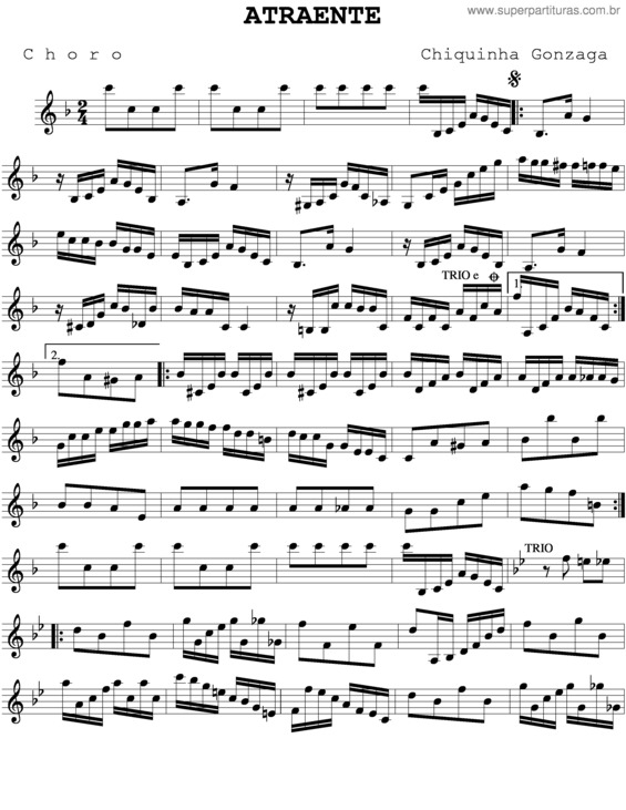 Partitura da música Atraente v.5