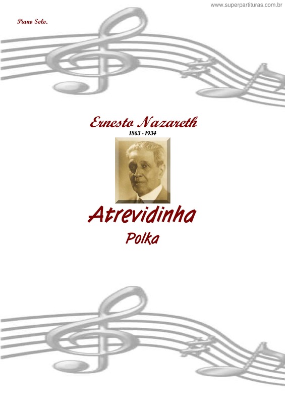 Partitura da música Atrevidinha v.9