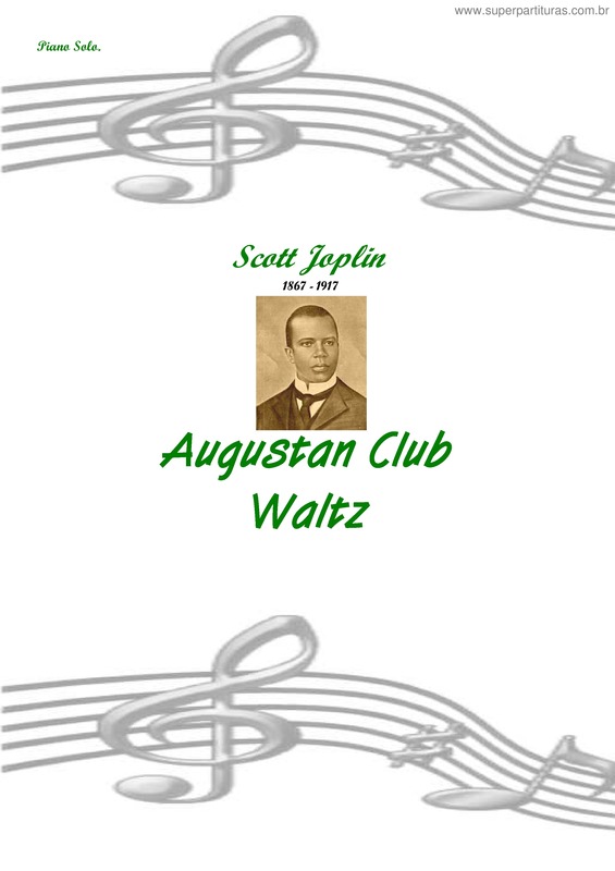 Partitura da música Augustan Club Waltz