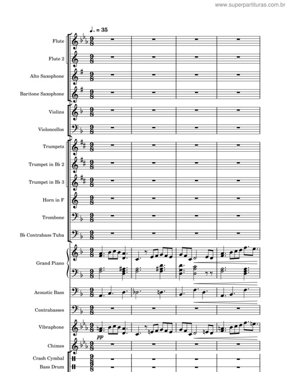 Partitura da música Aura De Réverbère v.2