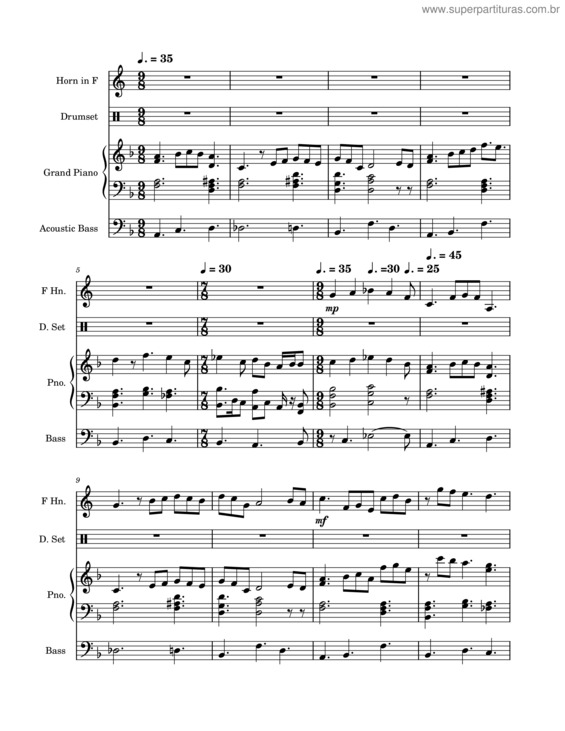Partitura da música Aura De Réverbère v.3