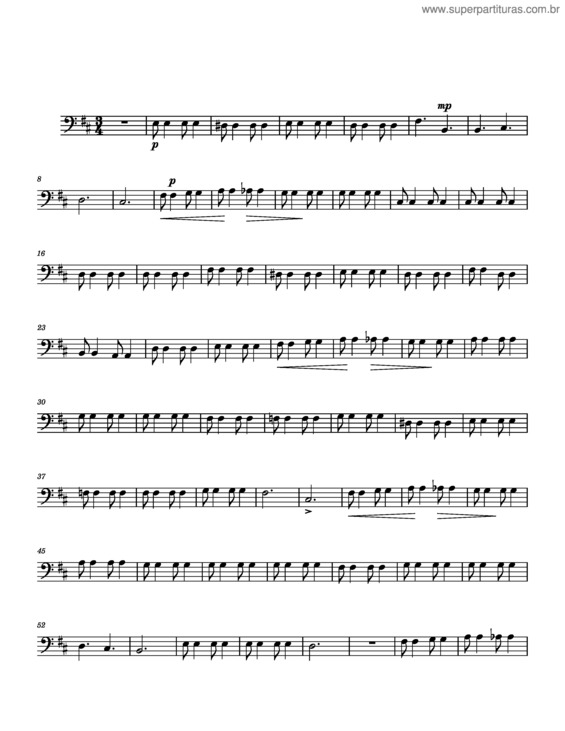 Partitura da música Ausencia v.17