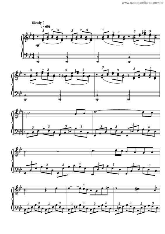 Partitura da música Ave Maria v.172