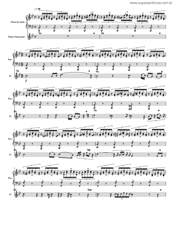 Partitura da música Ave Maria v.241