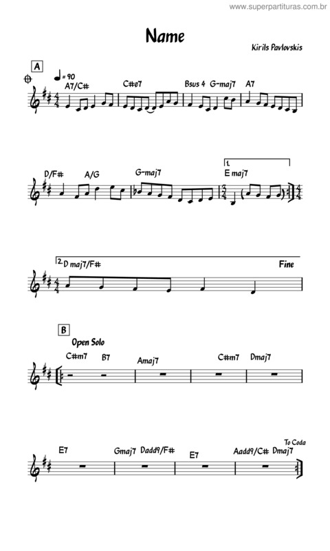 Partitura da música Balada – Ciprian Porumbescu v.3
