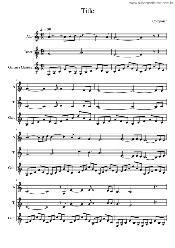 Partitura da música Balada Da Despedida 5A Jur