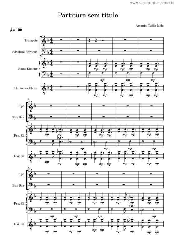 Partitura da música Balada Do Amor Inabalável