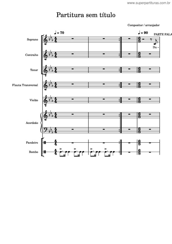 Partitura da música Balada Soldado  Tutti  28.06