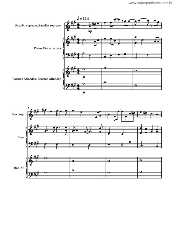 Partitura da música Balada v.10