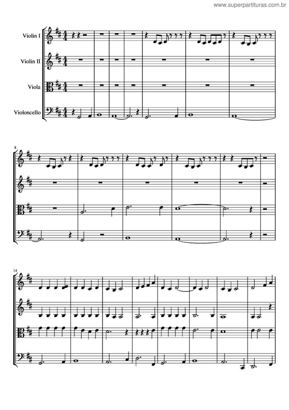 Partitura da música Balada v.9