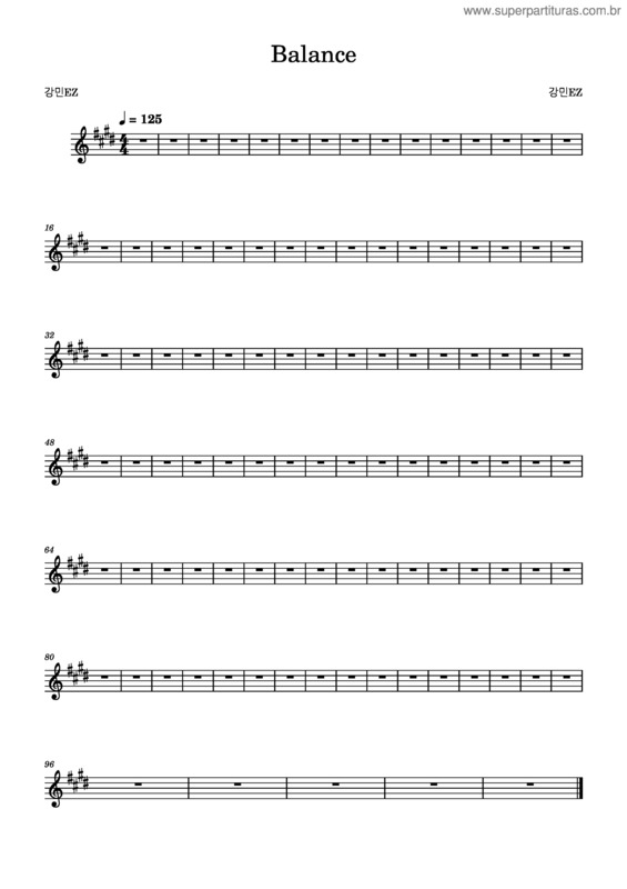 Partitura da música Balance v.15
