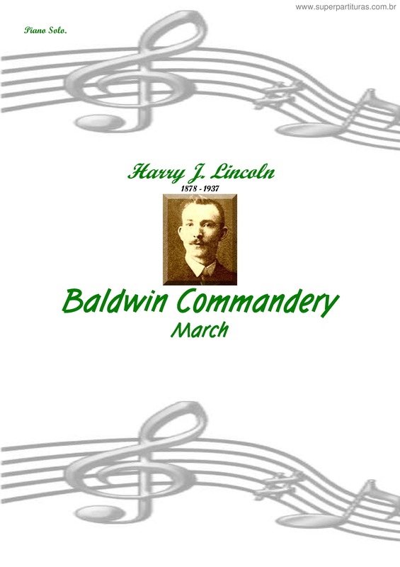 Partitura da música Baldwin Commandery