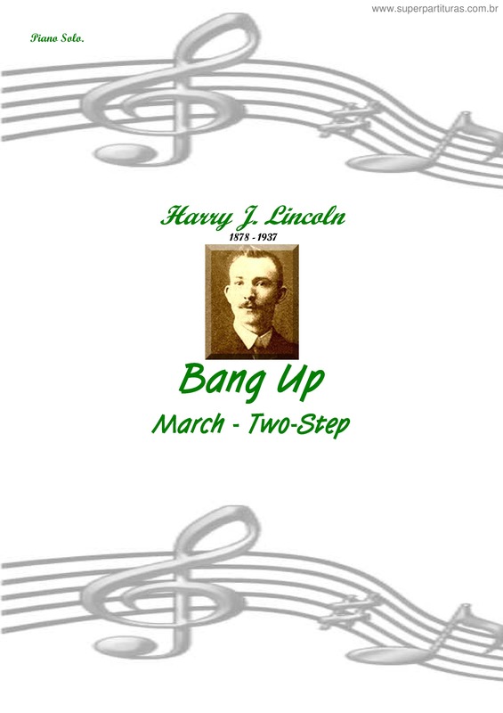 Partitura da música Bang Up
