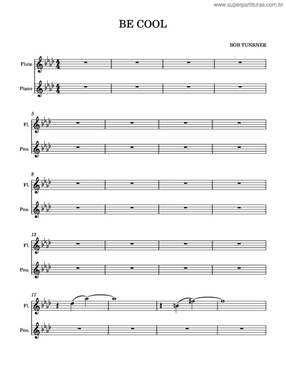 Partitura da música Be Cool  – Bob Turner Be Cool v.2