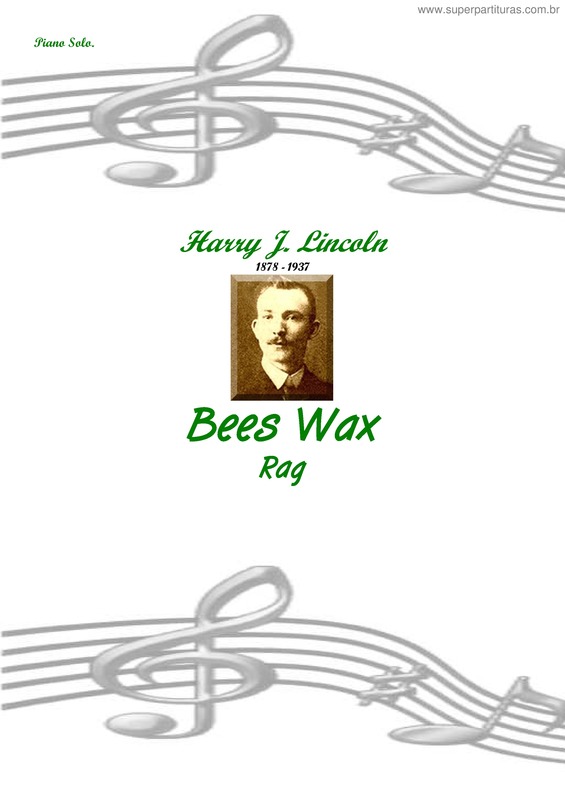 Partitura da música Bees Wax